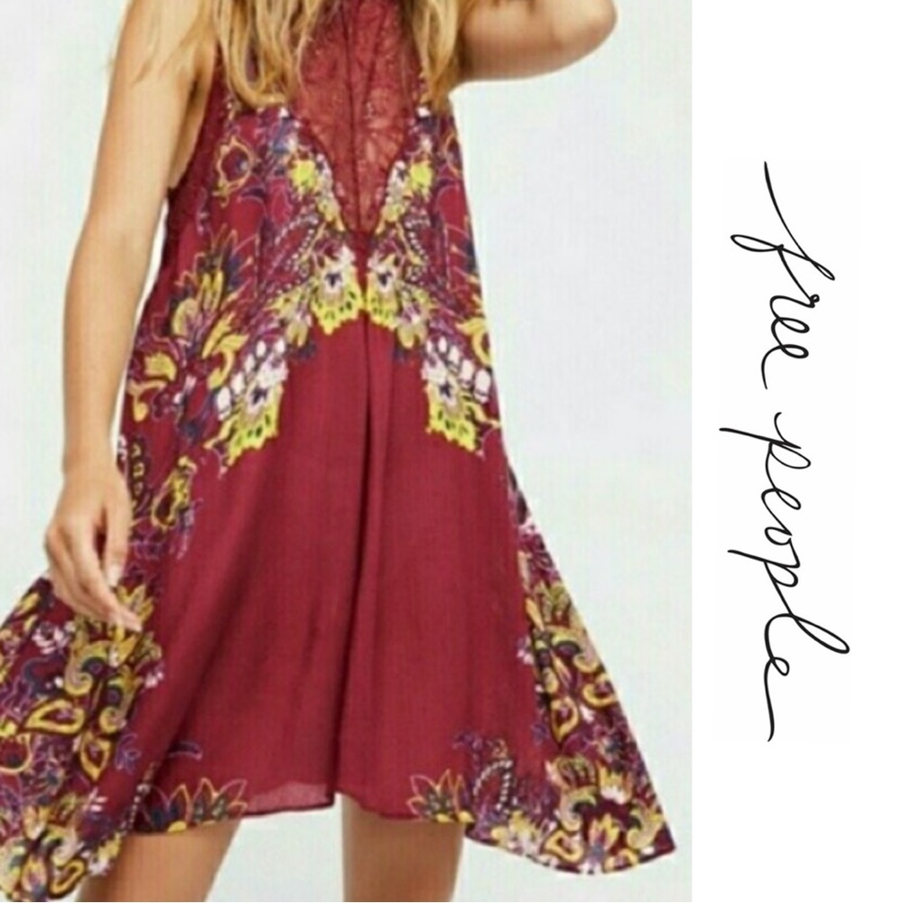 Free People Marsha Lace Slip Dress